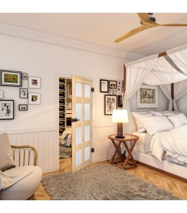 Ganzglastür - Country Astkiefer Model 65 - modernes Zuhause