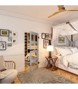 Ganzglastür - Country Graueiche Model 31 - modernes Zuhause