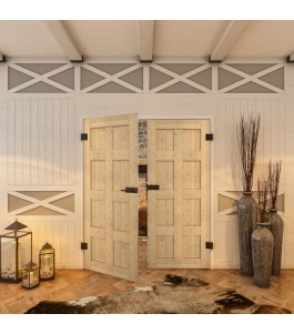 Ganzglastür - Country Astkiefer Model 60 - modernes Zuhause