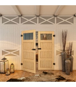 Ganzglastür - Country Sonoma Eiche Model 34-modernes Zuhause