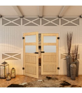 Ganzglastür - Country Sonoma Eiche Model 37-modernes Zuhause