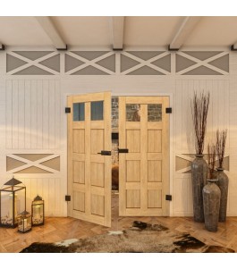Ganzglastür - Country Sonoma Eiche Model 63-modernes Zuhause