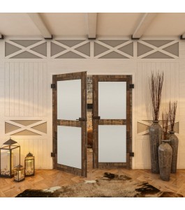 Ganzglastür - Country Altholz Astig Model 24