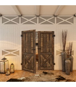 Ganzglastür - Country Altholz Astig Model 50
