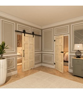 Ganzglastür - Country Astkiefer Model 60 - modernes Zuhause