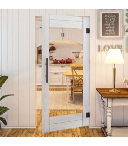 Pendeltür - Country Weiss Rustikal Model 12-modernes Zuhause