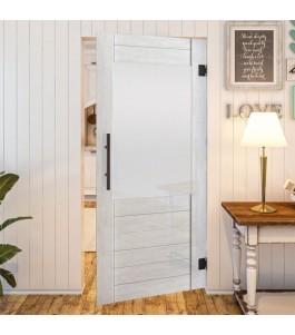 Pendeltür - Country Weiss Rustikal Model 13-modernes Zuhause