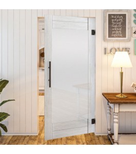 Pendeltür - Country Weiss Rustikal Model 14-modernes Zuhause