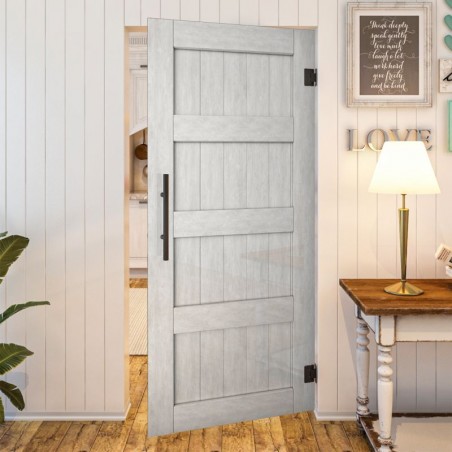 Pendeltür - Country Weiss Rustikal Model 30-modernes Zuhause