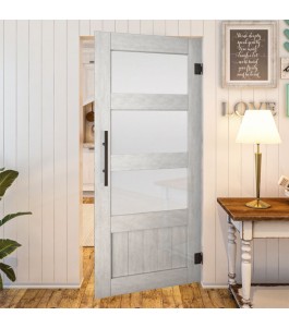 Pendeltür - Country Weiss Rustikal Model 36-modernes Zuhause