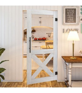 Pendeltür - Country Weiss Rustikal Model 51-modernes Zuhause