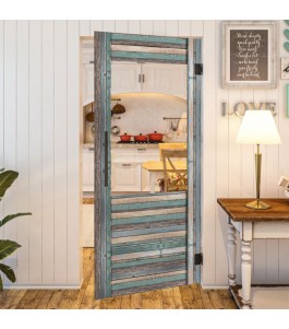 Pendeltür - Country Bunt geplankt Model 12-modernes Zuhause