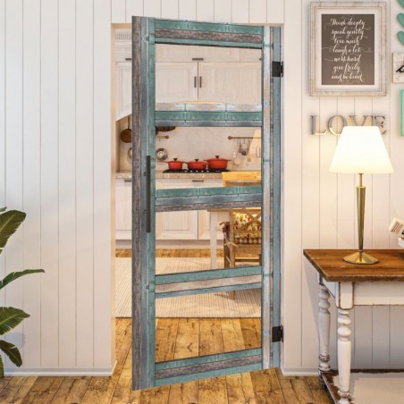 Pendeltür - Country Bunt geplankt Model 31-modernes Zuhause