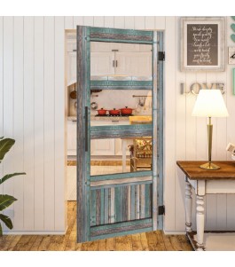 Pendeltür - Country Bunt geplankt Model 32-modernes Zuhause