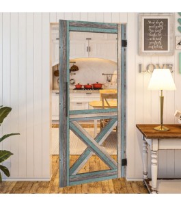 Pendeltür - Country Bunt geplankt Model 51-modernes Zuhause