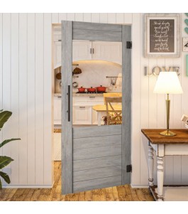Pendeltür - Country Graueiche Model 12 - modernes Zuhause
