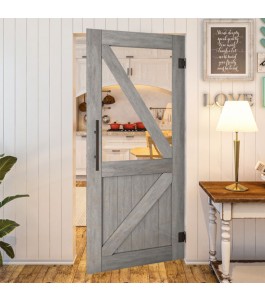 Pendeltür - Country Graueiche Model 42 - modernes Zuhause