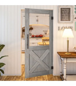 Pendeltür - Country Graueiche Model 52 - modernes Zuhause