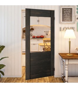 Pendeltür - Country Schwarz gebeizt Model 12