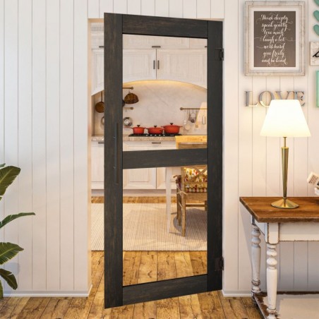 Pendeltür - Country Schwarz gebeizt Model 22
