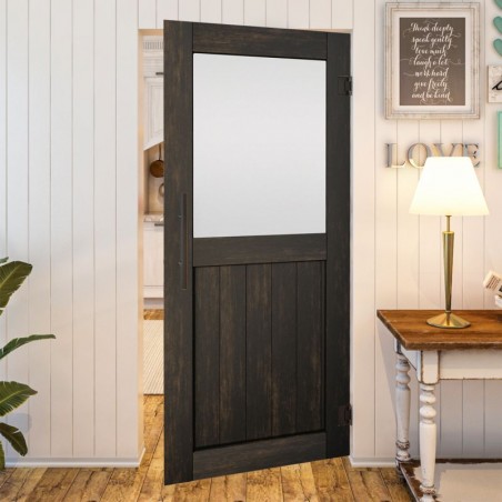 Pendeltür - Country Schwarz gebeizt Model 23