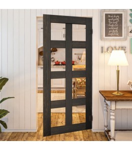 Pendeltür - Country Schwarz gebeizt Model 61