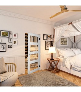 Pendeltür - Country Weiss Rustikal Model 31-modernes Zuhause