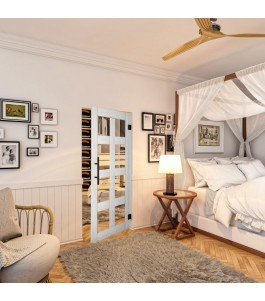 Pendeltür - Country Weiss Rustikal Model 61-modernes Zuhause