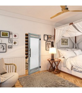 Pendeltür - Country Bunt geplankt Model 13-modernes Zuhause