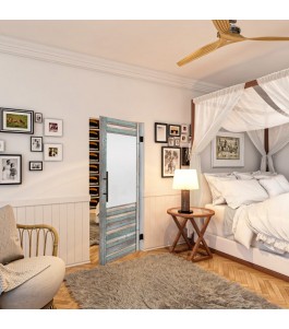 Pendeltür - Country Bunt geplankt Model 14-modernes Zuhause
