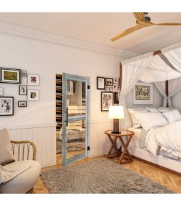 Pendeltür - Country Bunt geplankt Model 21-modernes Zuhause