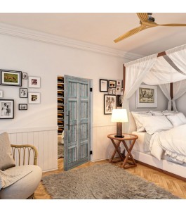 Pendeltür - Country Bunt geplankt Model 60-modernes Zuhause