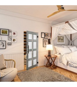 Pendeltür - Country Bunt geplankt Model 64-modernes Zuhause