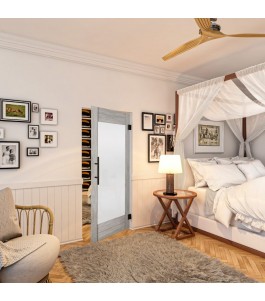Pendeltür - Country Graueiche Model 13 - modernes Zuhause