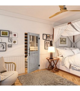 Pendeltür - Country Graueiche Model 22 - modernes Zuhause
