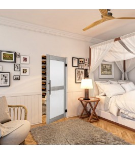 Pendeltür - Country Graueiche Model 23 - modernes Zuhause