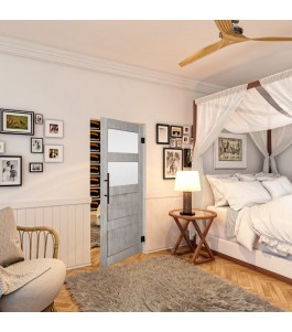 Pendeltür - Country Graueiche Model 37 - modernes Zuhause