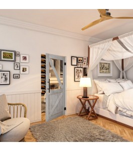 Pendeltür - Country Graueiche Model 42 - modernes Zuhause