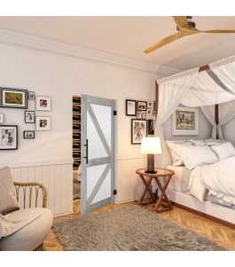 Pendeltür - Country Graueiche Model 43 - modernes Zuhause