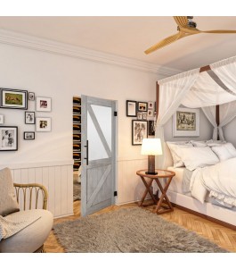 Pendeltür - Country Graueiche Model 44 - modernes Zuhause