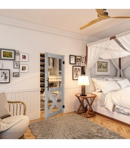 Pendeltür - Country Graueiche Model 51 - modernes Zuhause