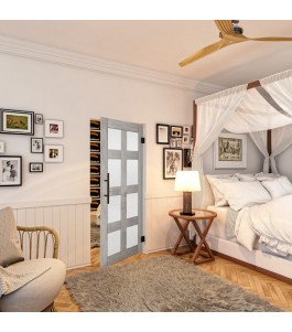 Pendeltür - Country Graueiche Model 64 - modernes Zuhause