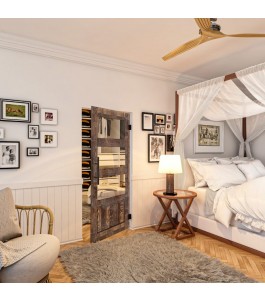 Pendeltür - Country Altholz Astig Model 33-modernes Zuhause