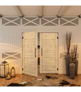 Pendeltür - Country Astkiefer Model 10 - modernes Zuhause