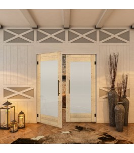 Pendeltür - Country Astkiefer Model 13 - modernes Zuhause