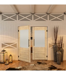Pendeltür - Country Astkiefer Model 14 - modernes Zuhause