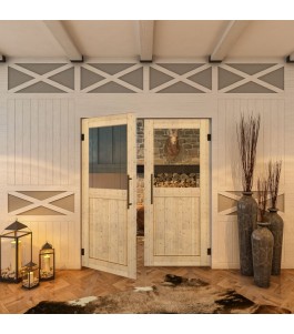 Pendeltür - Country Astkiefer Model 22 - modernes Zuhause
