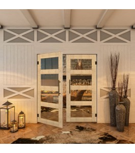 Pendeltür - Country Astkiefer Model 31 - modernes Zuhause