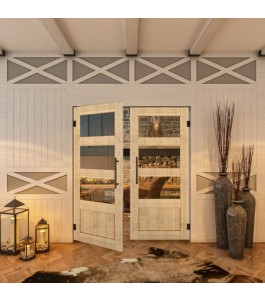 Pendeltür - Country Astkiefer Model 32 - modernes Zuhause