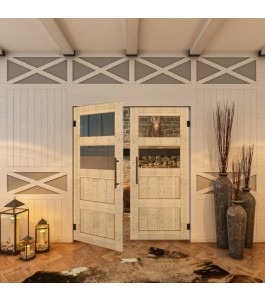 Pendeltür - Country Astkiefer Model 33 - modernes Zuhause